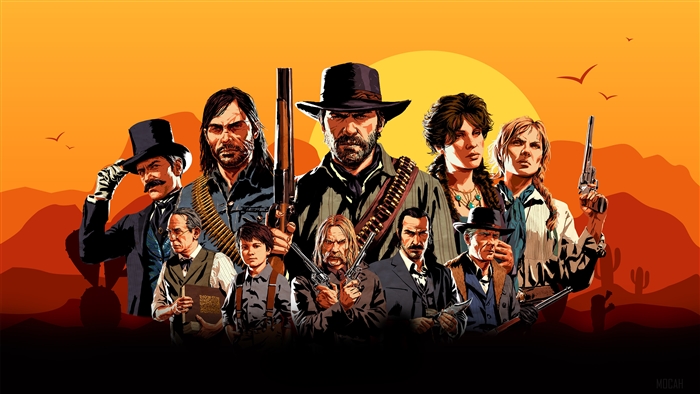 Red Dead Redemption 2 characters 4K