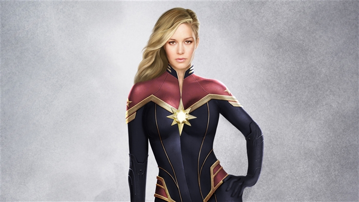 Captain Marvel Artwork 4K