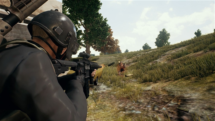 PlayerUnknowns Battlegrounds player shooting in 4K