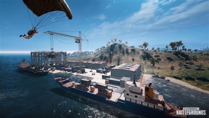 PlayerUnknown's Battlegrounds 4K parachute jump