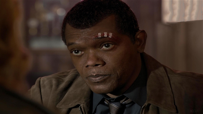 Nick Fury from Captain Marvel Movie 4K