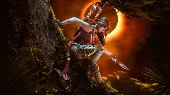 Lara Croft from Shadow of the Tomb Raider Cosplay 4K