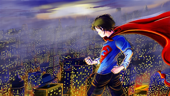 Kid Superman art