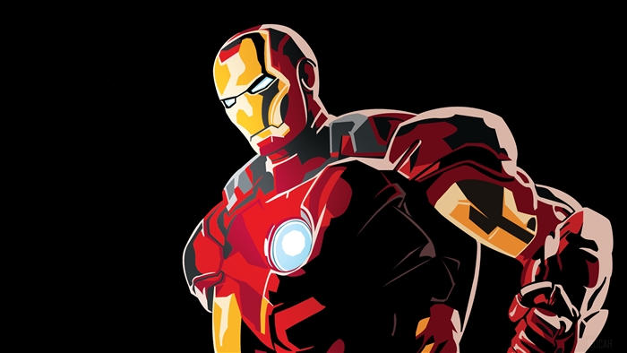 Iron Man Graphic Design 4K