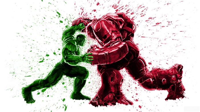 Hulk vs Iron Man Hulkbuster 4K