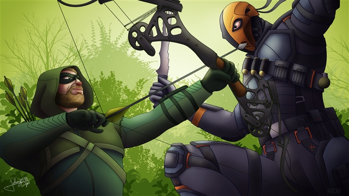 Green Arrow vs. Deathstroke 4K