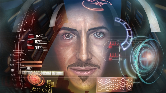 Iron Man HUD 4K