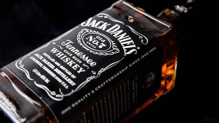 Jack Daniels Tennessee Whiskey Bottle 4K