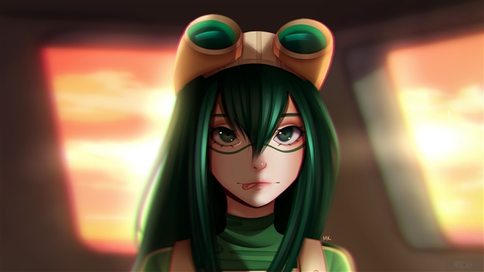 Tsuyu Asui from My Hero Academia 4K