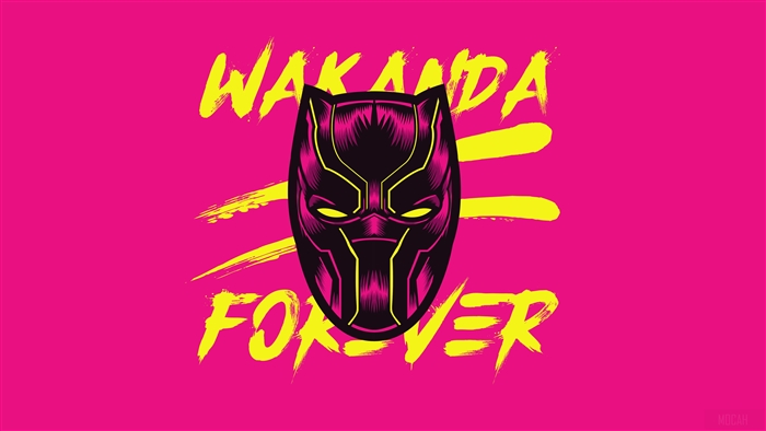 Black Panther Mask Wakanda Forever 4K