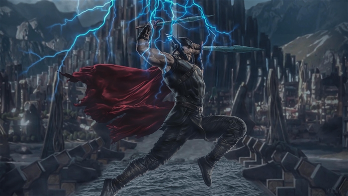 Thor from Marvel 4K Digital Art