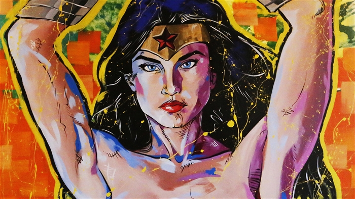 Wonder Woman Painting Art