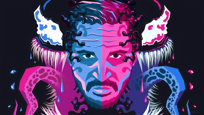 Venom Colorful Art