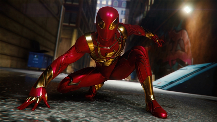 Spider-Man from Marvel's Spider-Man in the Iron Spider suit 4K