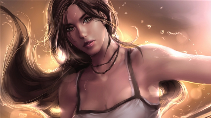 Lara Croft from Tomb Raider 4K