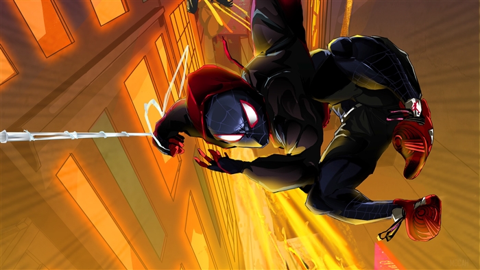 Miles Morales from Spider-Man: Into the Spider-Verse 4K