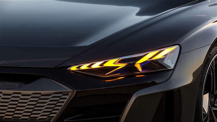 Audi E-tron GT concept headlight