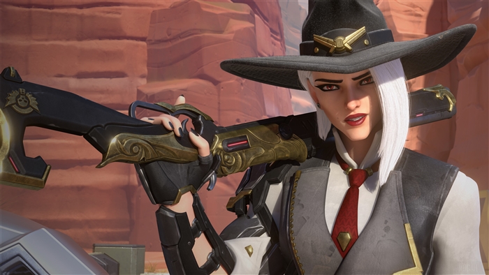 Ashe from Overwatch 2018 4K