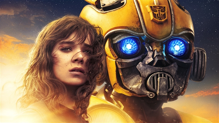Bumblebee and Hailee Steinfeld from Bumblebee 4K