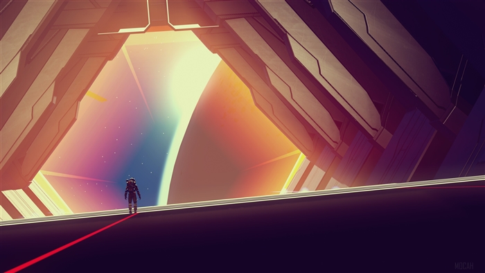 Astronaut in No Man's Sky 4K