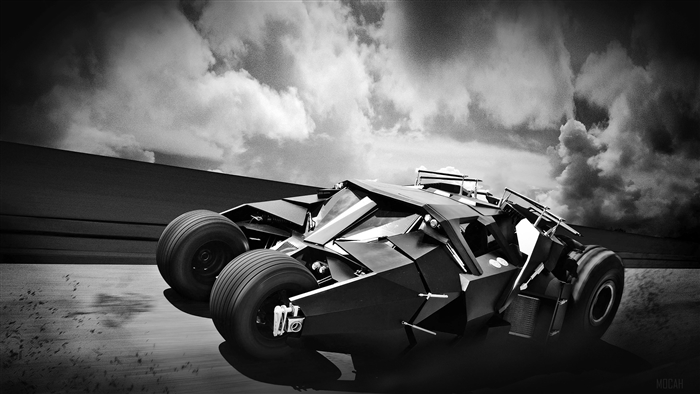 The Batmobile from The Dark Knight 4K