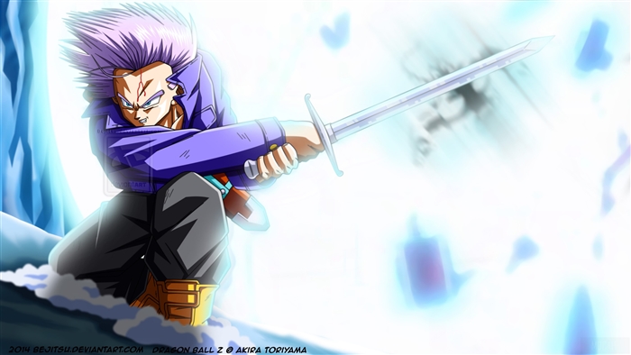 Future Trunks from Dragon Ball Z 4K