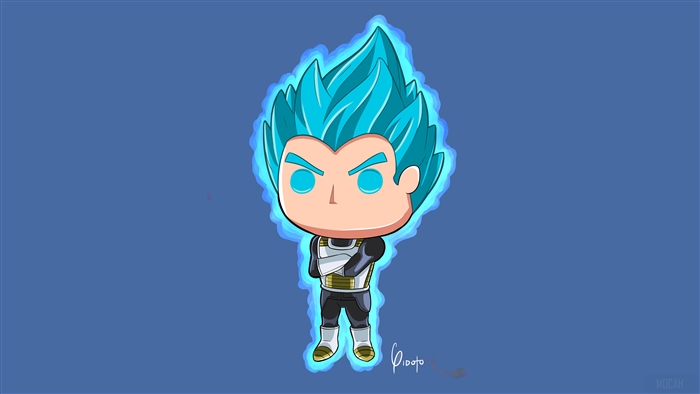 Vegeta from Dragon Ball Super 4K Artwork