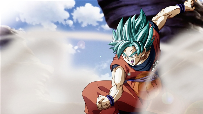 Goku Super Saiyan Blue from Dragon Ball 4K