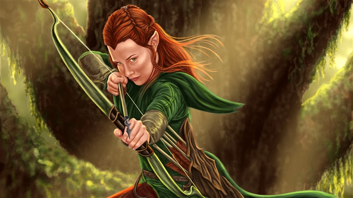 Tauriel from The Hobbit 4K