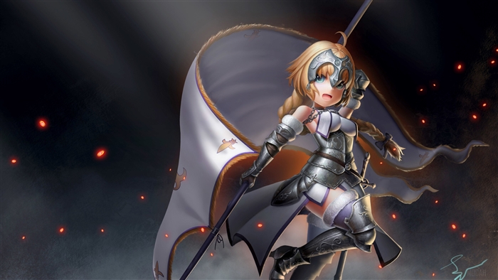 Jeanne d'Arc from Fate/Grand Order Artwork 4K