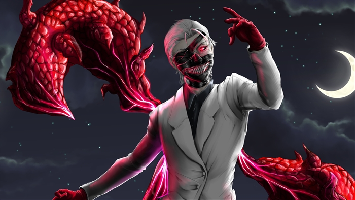 Ken Kaneki from Tokyo Ghoul 4K Artwork