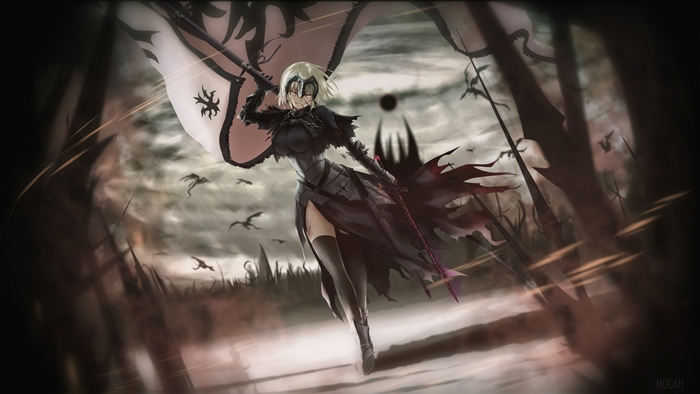Jeanne d'Arc (Avenger) from Fate/Grand Order 4K