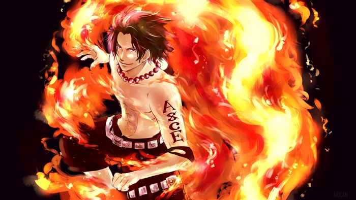 Portgas D. Ace from One Piece 4K