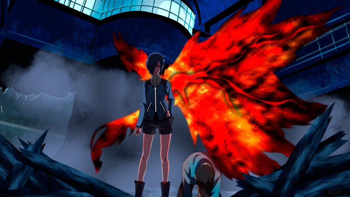 Touka Kirishima from Tokyo Ghoul with Kagune 4K