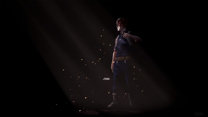 Shouto Todoroki from My Hero Academia 4K Art