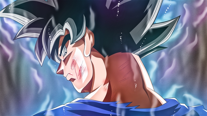 Goku Intense Moment 4K Artwork