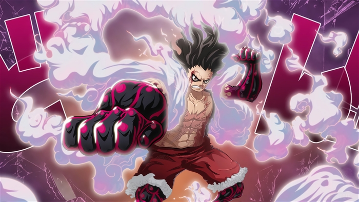 Monkey D Luffy from One Piece in Gear 5 4K