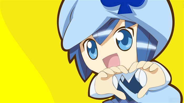 Miki Hoshii from Shugo Chara making a heart gesture