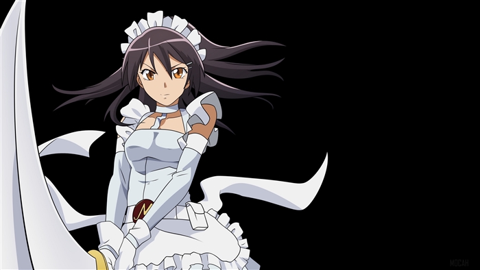 Girl in Maid Dress with Sword 4K