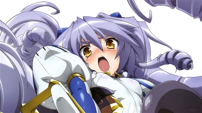 Girl from Kyoukai Senjou no Horizon screaming
