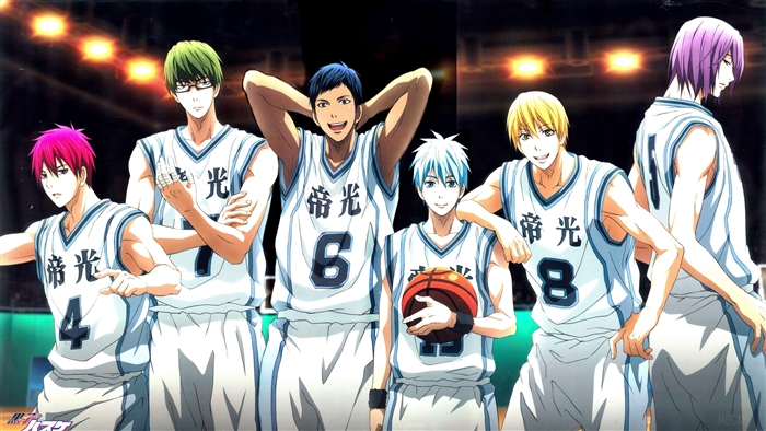 Kuroko no Basket Team 4K Group Shot