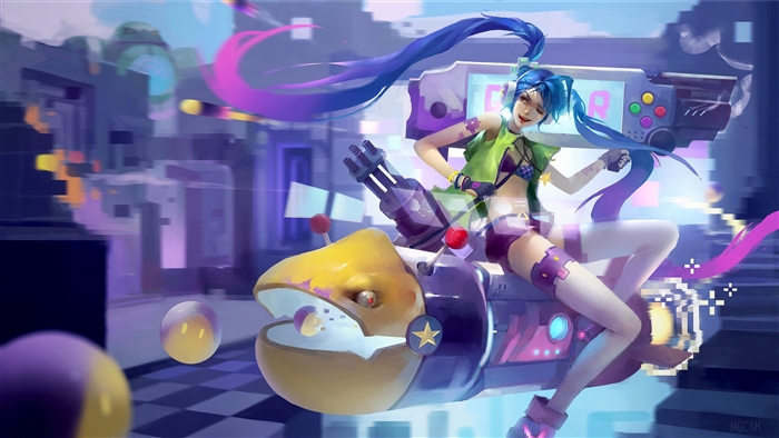 Jinx from League of Legends 4K