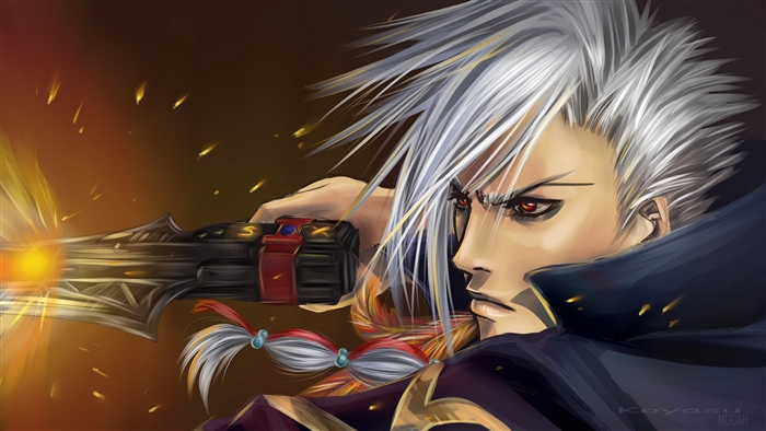 Ichiro Superboy from Katekyo Hitman Reborn, man with sword
