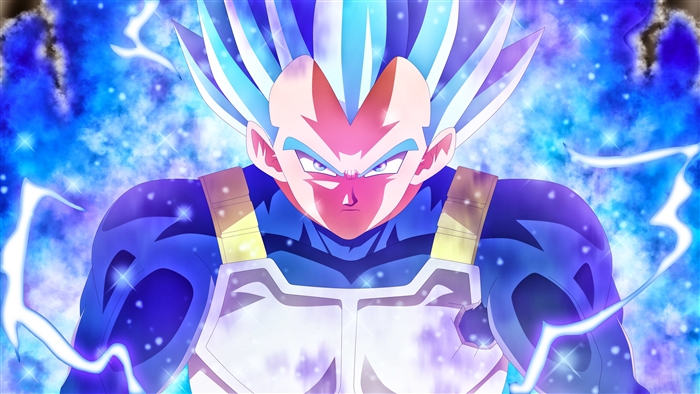 Vegeta from Dragon Ball Super Saiyan Blue 4K