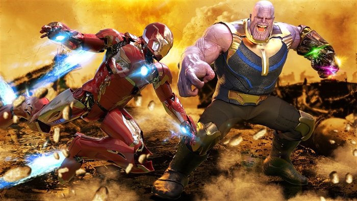 Iron Man vs. Thanos 4K