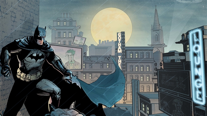 Batman in Gotham City 4K
