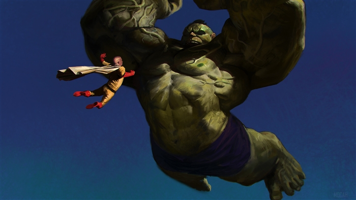 Saitama vs. Hulk 4K