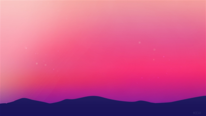 Minimalist Purple Landscape Scenery 4K
