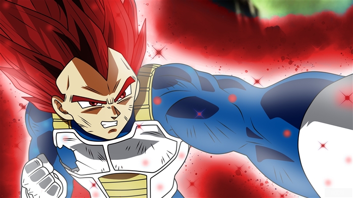 Vegeta from Dragon Ball Super Saiyan God Super Saiyan 4K