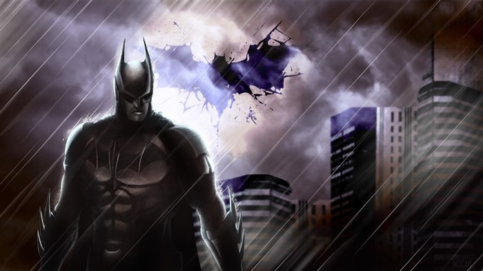 Batman In The Rain